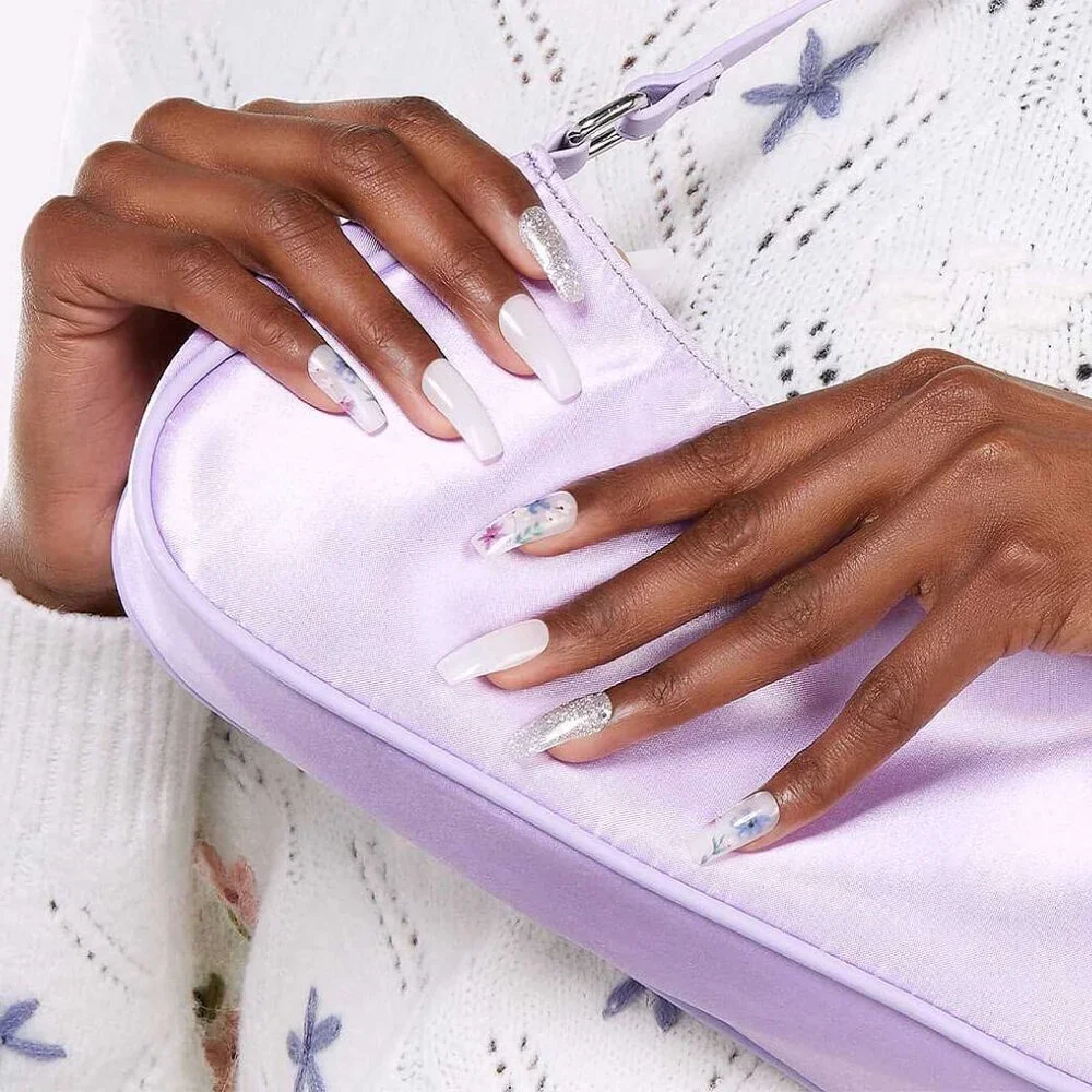 Kiss Voguish Fantasy Nails Long Length - Milk Bath